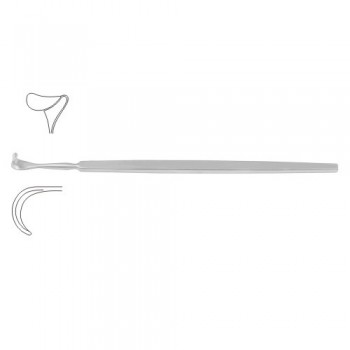 Cushing Retractor / Saddle Hook Stainless Steel, 20.5 cm - 8" Blade Size 12 mm